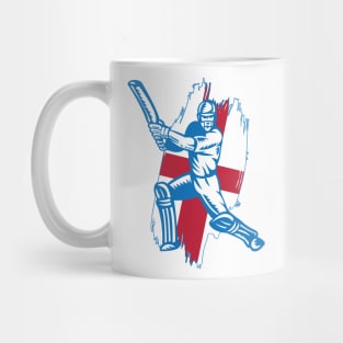 England Cricket Player Batsman Design Mug